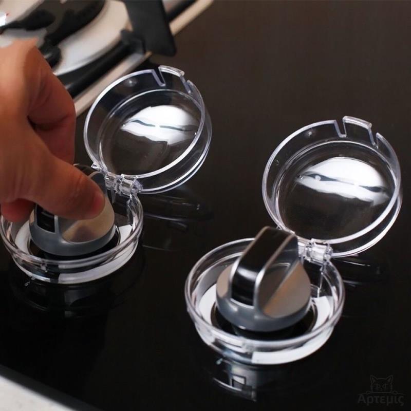 送料無料 スイッチカバー ガスコンロ 1個 単品 つまみカバー ノブカバー 保護カバー オーブンガス ベビー 赤ちゃん 子供 セーフティーグッズ 耐熱 安全対策 誤操作防止 キッチン用品 いたずら防止 怪我防止 ベビーガード チャイルドロック プロテクター 透明カバー クリアカ 2