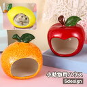 送料無料 小動物用ハウス ハムスターハウス ペット用品 家 小屋 寝床 隠れ家 お部屋 陶器 涼しい ひんやり クール 冷却 暑さ対策 フルーツ 果物 おしゃれ 可愛い