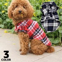 送料無料 ドッグウェア 犬服 シャツ ペット 小型犬 猫 洋服 トップス 半袖 前開き チェック柄 おしゃれ カジュアル スナップボタン 着脱簡単