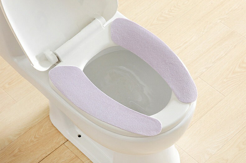 送料無料 便座シート 便座カバー トイレ用品 O型 U型 無地 貼る 貼り付け 洗える ...