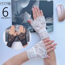 送料無料 付け袖 つけ袖 レディース 女性 婦人 袖口 レイヤード風 重ね着風 レース フレア袖 フリル袖 透け感 シアー フラワー 花柄 ファッション小物 上...