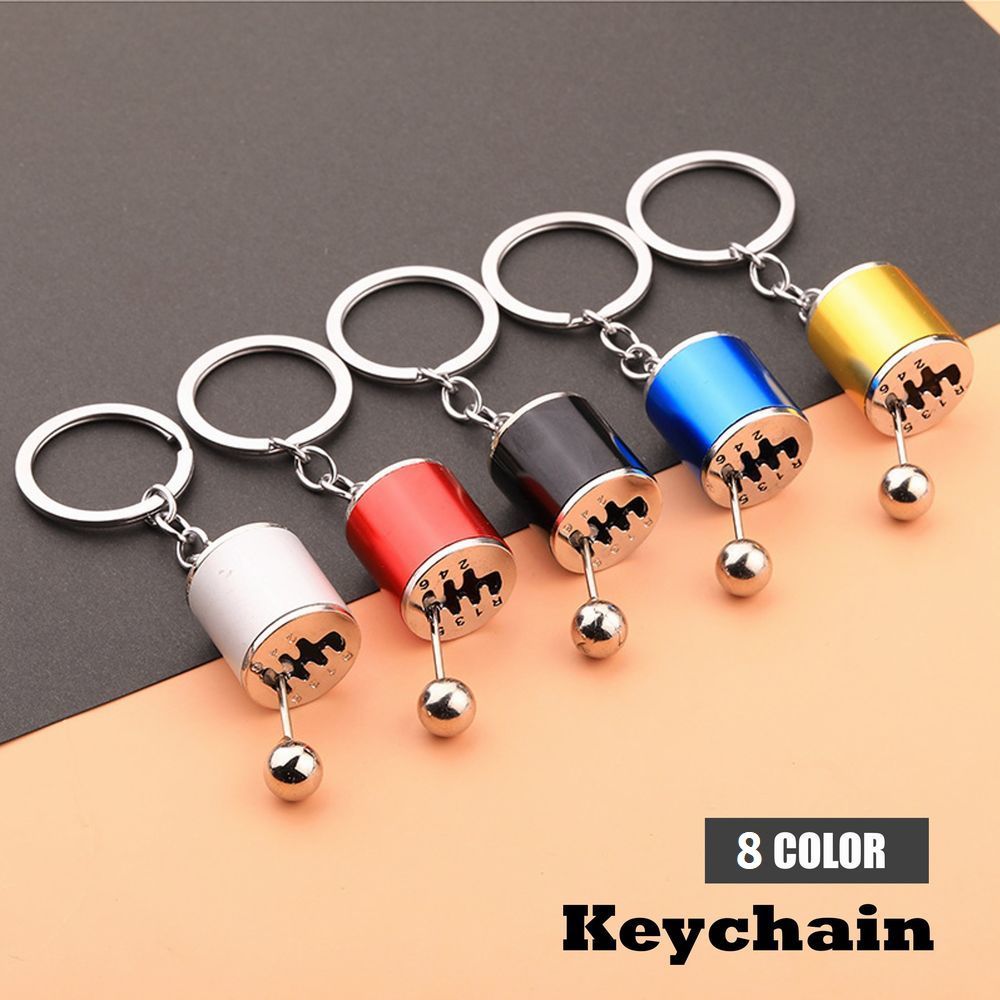 送料無料 キーホルダー キーリング キーチャーム バッグチャーム 男性 メンズ 男女兼用 ギアチェンジレバー ギア 車好き カーマニア ユニーク おもしろ 雑貨