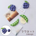 送料無料 マグネット 文具 磁石 事務用品 フルーツ 野菜 ぶどう エンドウ豆 キッチン オフィス ホワイトボード 冷蔵庫 かわいい おしゃれ 取り外し可能