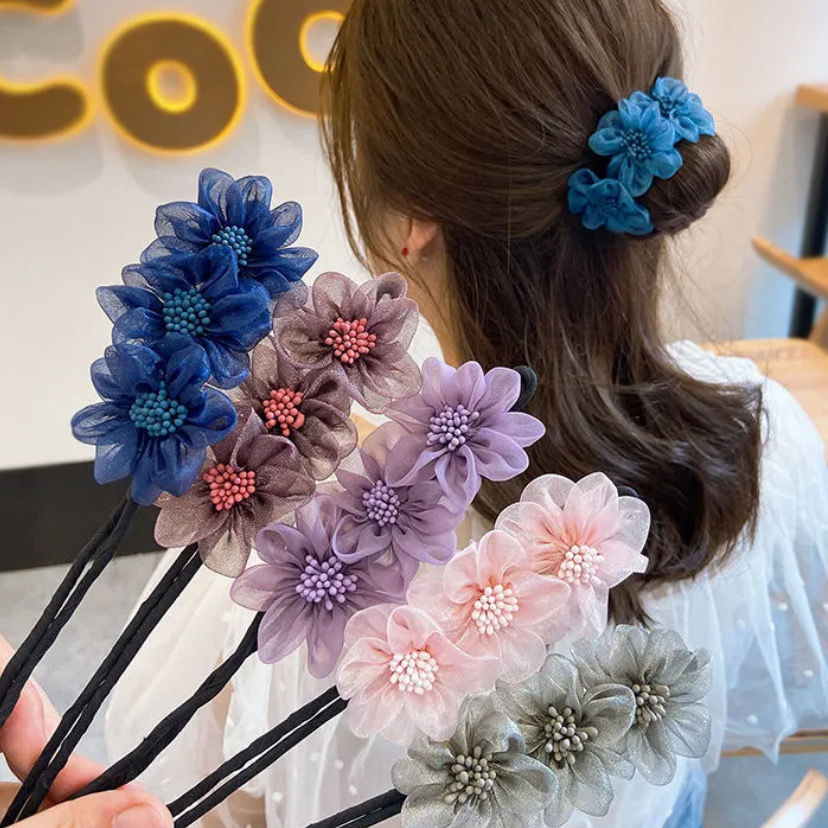 送料無料 お団子メーカー シニヨンメーカー ヘアワイヤー レディース 女性 ヘアア...