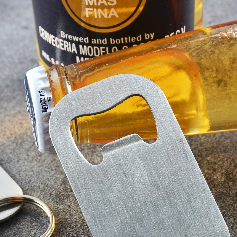 送料無料 栓抜き ボトルオープナー 単品 1個 オープナー キーホルダー キーリング付き キッチン 日用品 調理小道具 コンパクト 持ち歩き シンプル geki-pla-10105823 激安プラネット サンプル画像2