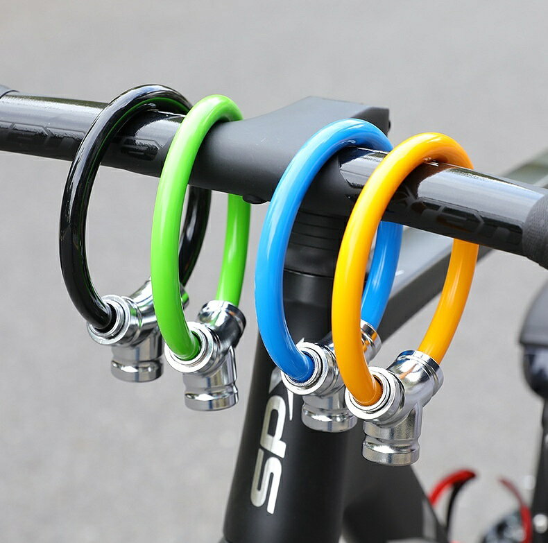 ワイヤーロック 鍵式 キータイプ 自転車用品 ケーブルロック カギ 盗難防止 施錠 防犯 駐輪クロスバイク マウンテンバイク ロ geki-pla-10109103 激安プラネット サンプル画像2
