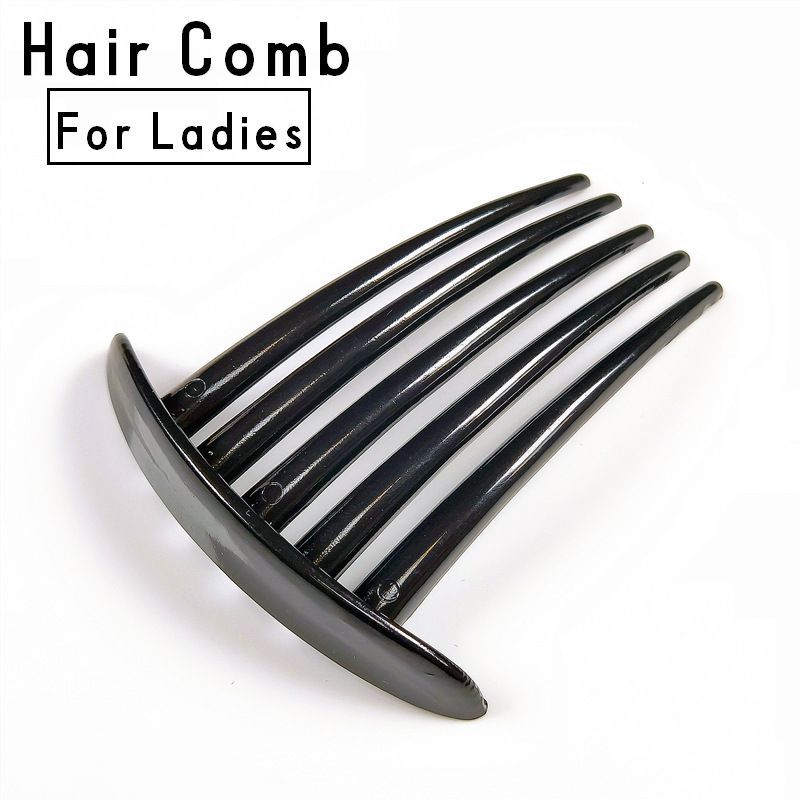 送料無料 ヘアコーム 単品 1個 簪 かんざし レディース 女性 婦人 女子 ヘアアクセサリー 髪留め 髪飾り まとめ髪 無地 単色 普段使い シンプル きれいめ おしゃれ 黒 ブラック