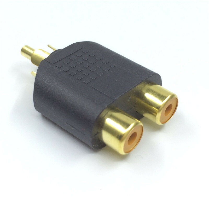 送料無料 2分配アダプター 分配プラグ 2分配プラグ RCA 音響機器 音楽機器 マイク ヘッドホン スピーカー 家電製品 車載機器