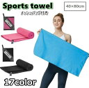 送料無料 スポーツタオル メッシュバッグ付き 速乾タオル フェイスタオ...(4)