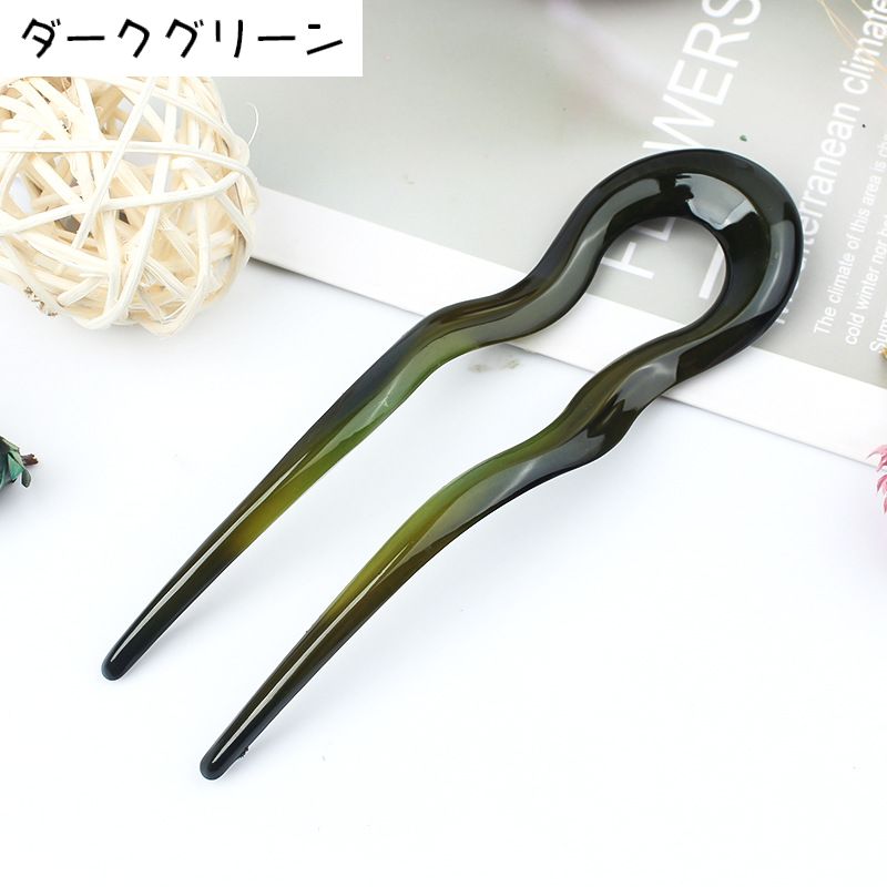 送料無料 かんざし レディース ヘアアクセサリー Uピン 簪 ヘアピン 髪飾り 髪留め...