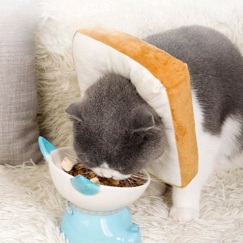 送料無料 エリザベスカラー 猫用 犬用 食パン型 トースト ペット用品 ペットグッズ...