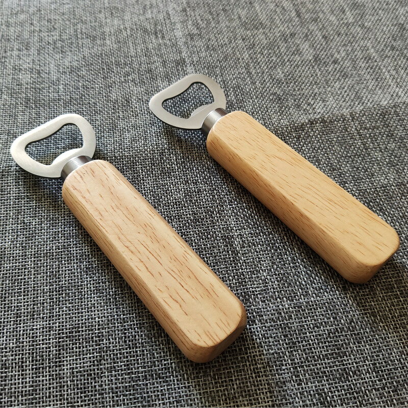 送料無料 栓抜き ボトルオープナー 蓋開け 瓶 キャップ キッチンツール インテリア 木製ハンドル ウッド 薄型 コンパクト ギフト ナチュラル おしゃれ シンプル geki-pla-10113574 激安プラネット サンプル画像2