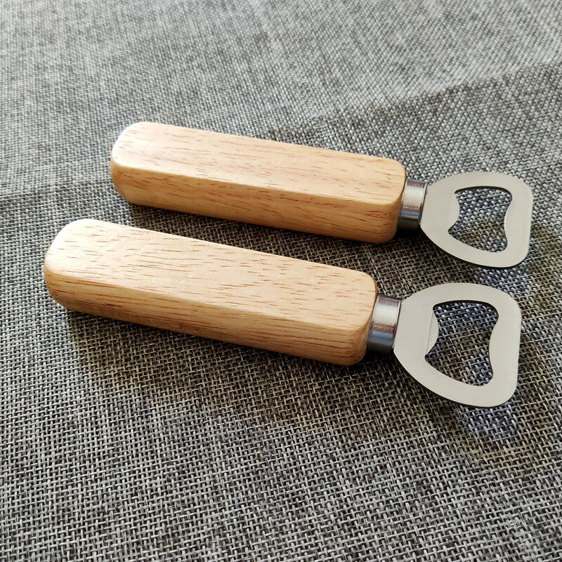 送料無料 栓抜き ボトルオープナー 蓋開け 瓶 キャップ キッチンツール インテリア 木製ハンドル ウッド 薄型 コンパクト ギフト ナチュラル おしゃれ シンプル geki-pla-10113574 激安プラネット サンプル画像3