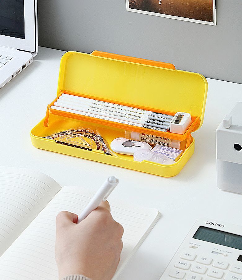 送料無料 ペンケース 筆箱 ペン入れ 文房具 文具 シンプル 箱型 学生 オフィス 仕事 軽量 定番 鳥 トリ かわいい 大容量 学習 塾 勉強 geki-pla-10118205 激安プラネット サンプル画像3