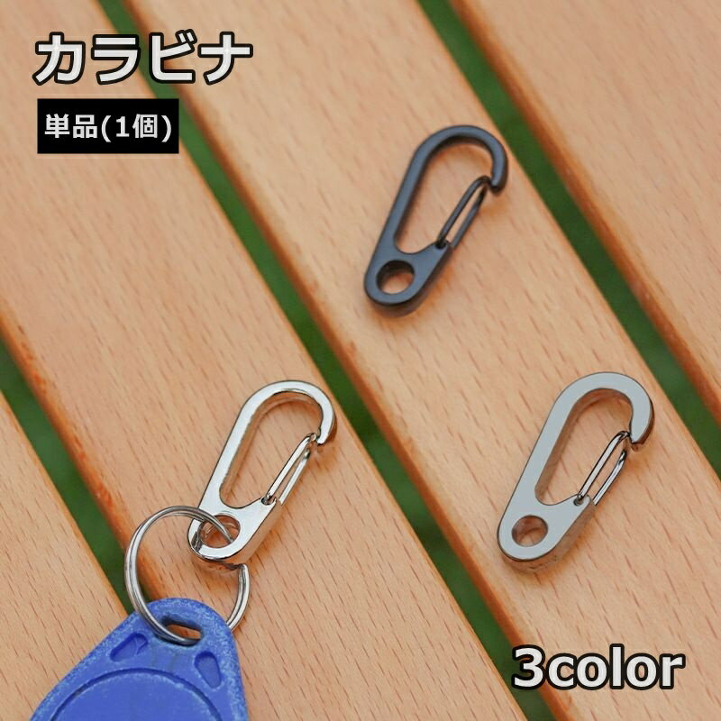 送料無料 カラビナ 単品 1個 カラビナフック アウトドア キャンプ 吊り下げ ぶら下げ キーリング 金具 登山 小さい 紛失防止 落下防止