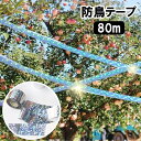 送料無料 防鳥テープ 鳥よけテープ 鳥害対策 ホログラム 反射テープ キラキラ 鳥除け カラスよけ 鳩よけ 庭 畑 ガーデニング 家庭菜園 農園 防鳥グッズ