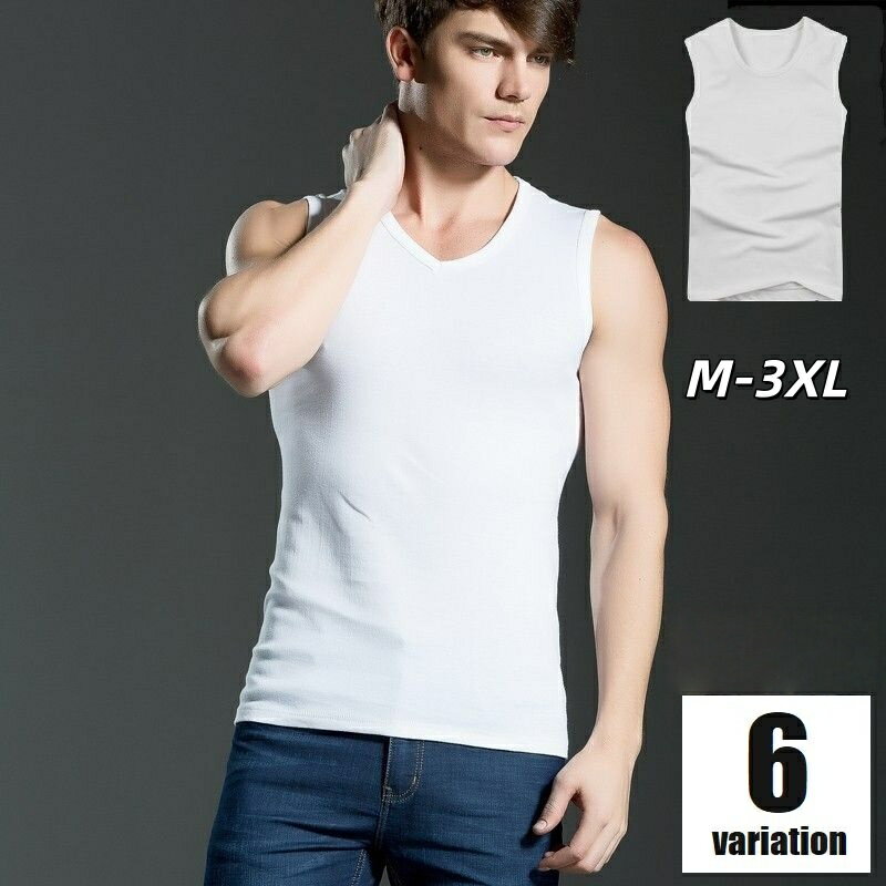 送料無料 タンクトップ 大きいサイズ メンズ トップス Vネック ラウンドネック シンプル 無地 おしゃれ カジュアル 白 黒 グレー