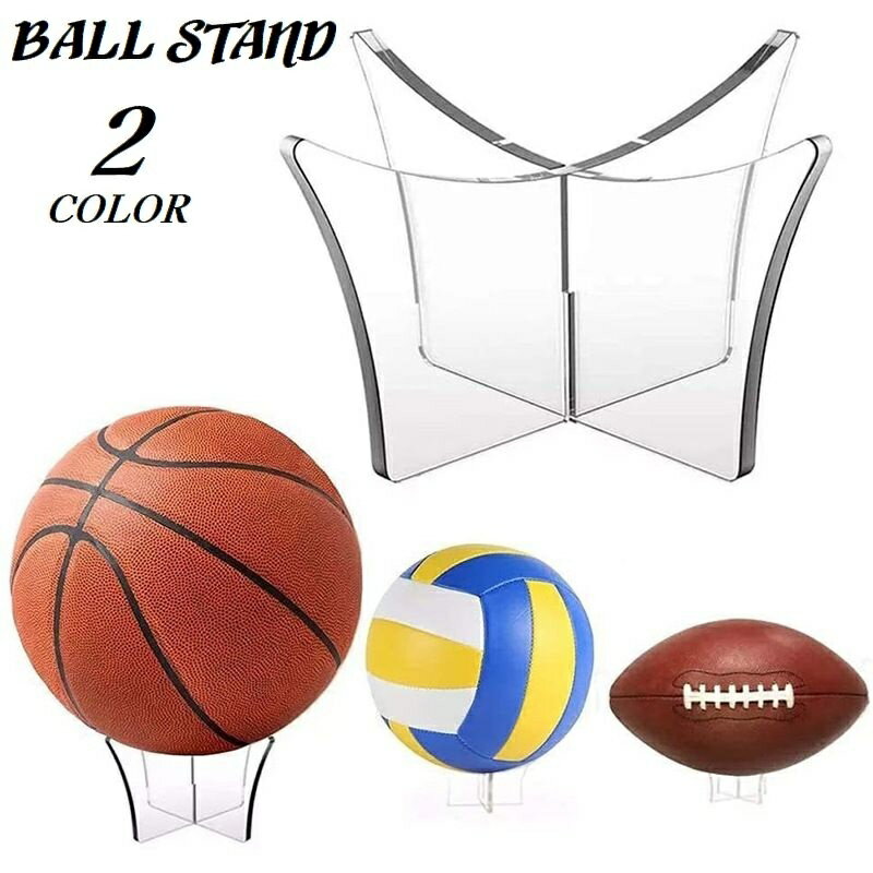 送料無料 ボールスタンドホルダー ボール用置台 組み立て式 展示 ディスプレイスタンド 簡単設置 クリ..