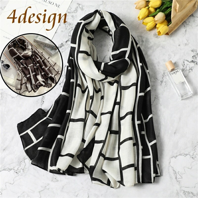 楽天市場】幾何学模様 ストール（マフラー・スカーフ｜バッグ・小物