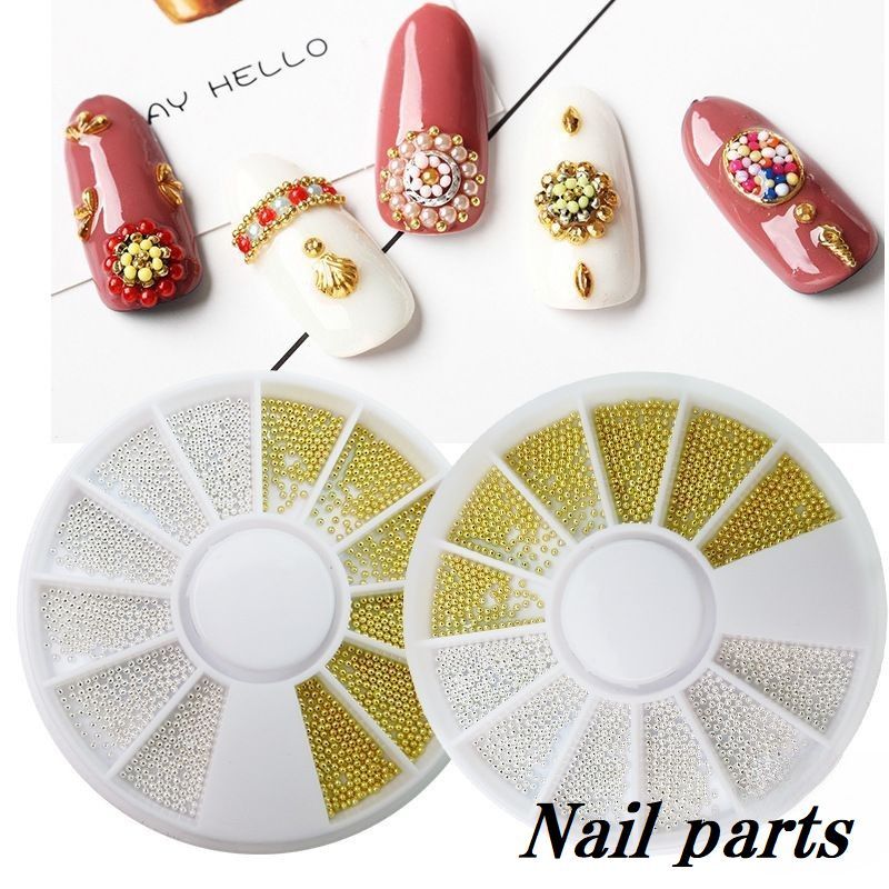 送料無料 ブリオン ネイルパーツ ケース付き メタリックパーツ ネイルアート用品 パール調 セルフネイ..