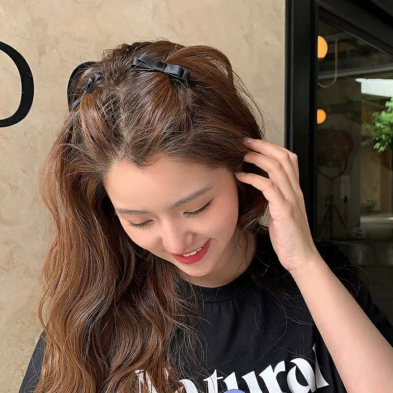 激安プラネットの送料無料 コーム ヘアコーム 2個セット かんざし まとめ髪 リボン型 蝶結び おくれ毛 レディース 女性 ヘアアクセサリー 髪留め 髪飾り ヘアアレンジ シンプル おしゃれ かわいい きれいめ ファッション小物 婦人用｜アングル3