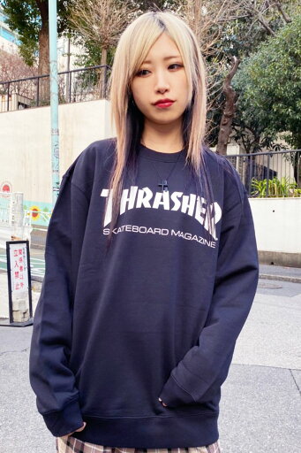 THRASHER (スラッシャー) TH8401PL MAG LOGO SWEAT NAVY THRASHER (スラッシャー) TH8401PL MAG LOGO SWEAT NAVY
