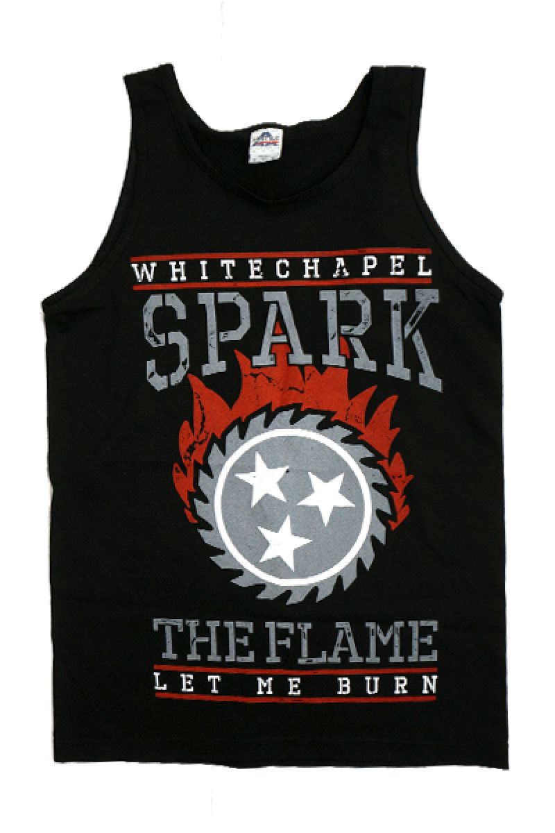 WHITECHAPEL Spark Black Tank Top