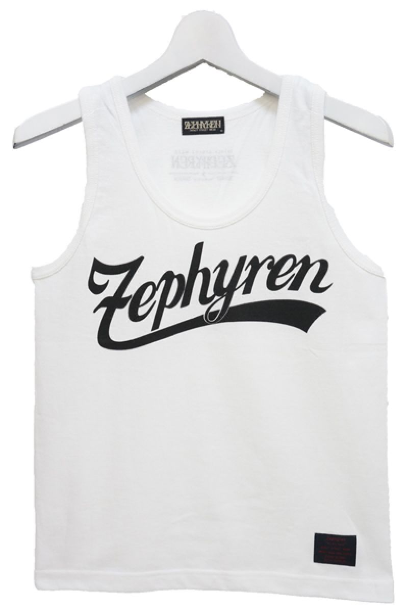 ZEPHYREN ([t@) TANK TOP -BEYOND- WHT