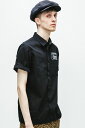 Subciety EMBLEM SHIRT S/S-Plain- BLACK