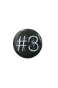 AA= #3 BADGE BLACK #3