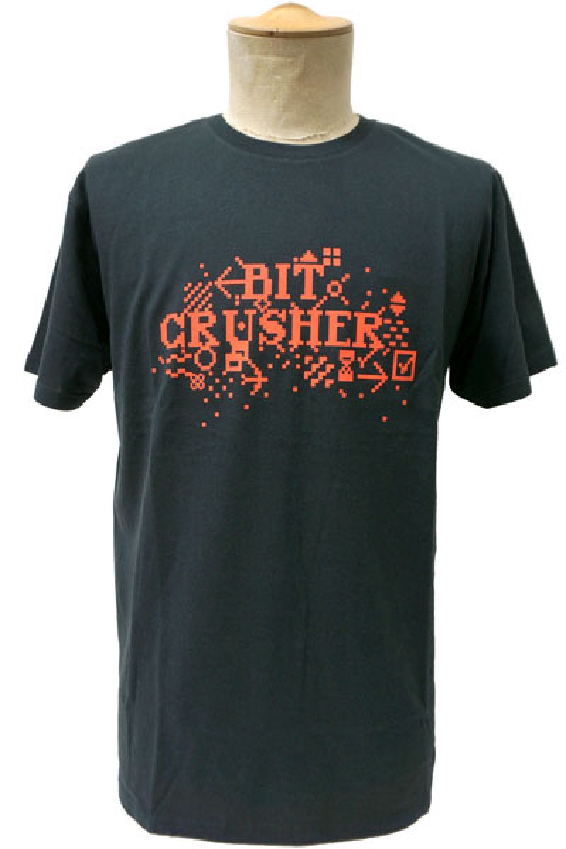 FUZZ REZ ZWEEP BIT CRUSHER TEE BLK