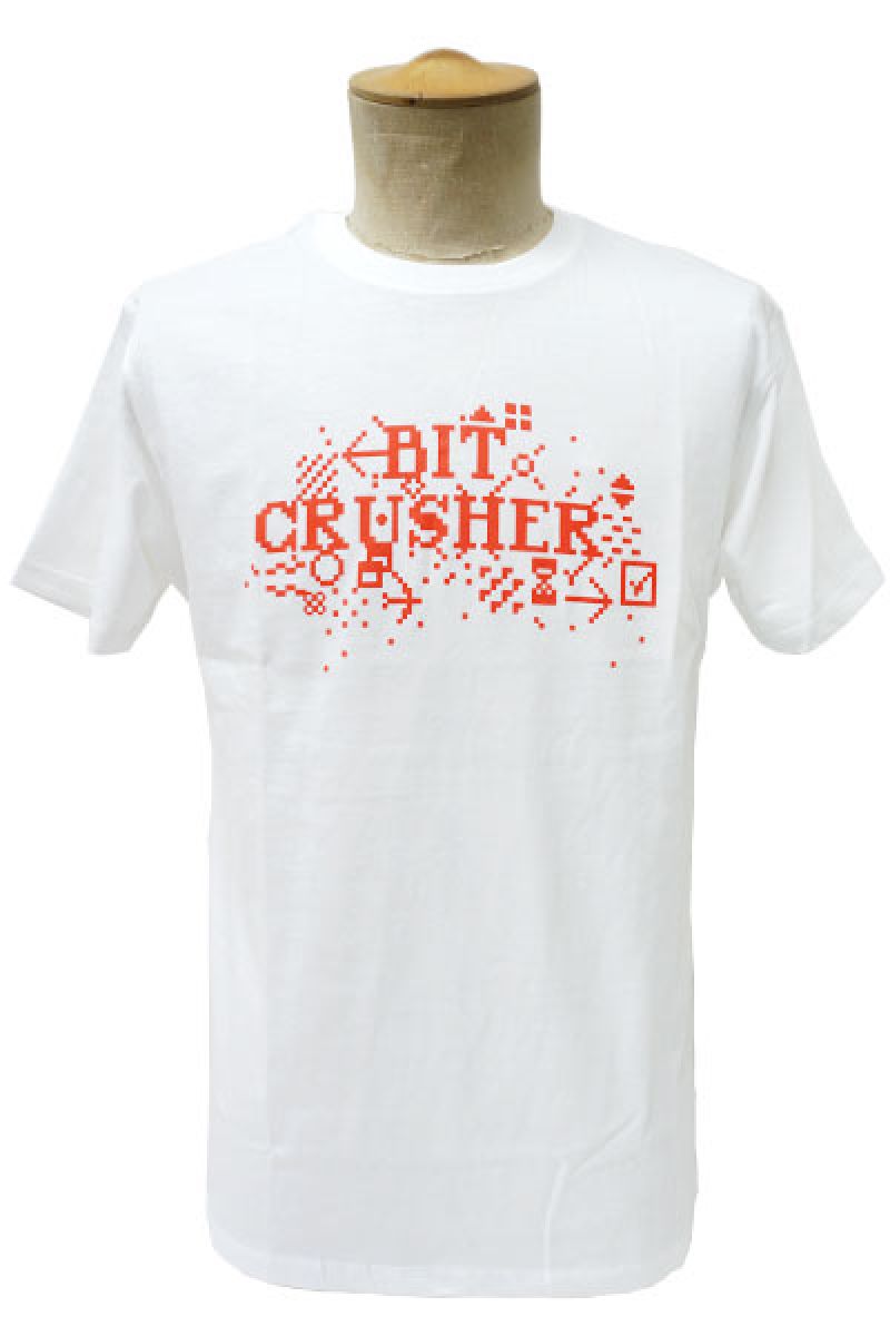 FUZZ REZ ZWEEP BIT CRUSHER TEE WHT