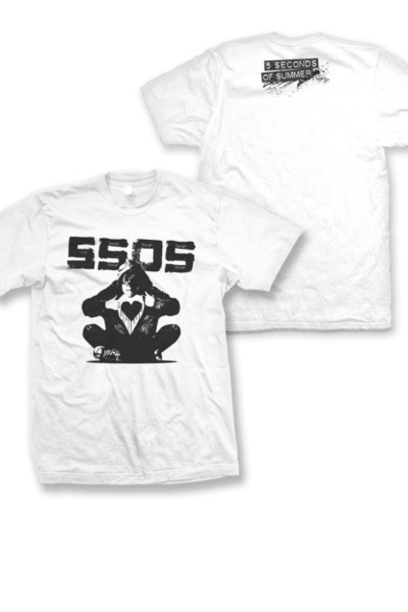 5 SECONDS OF SUMMER Jet Black Heart Tee