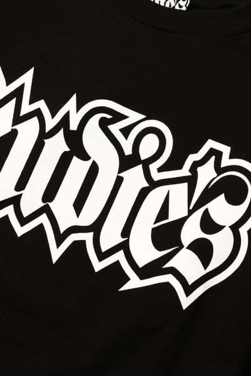 RUDIE'S (ルーディーズ) SPARK 3/4 RAGLAN BLACK/BLACK