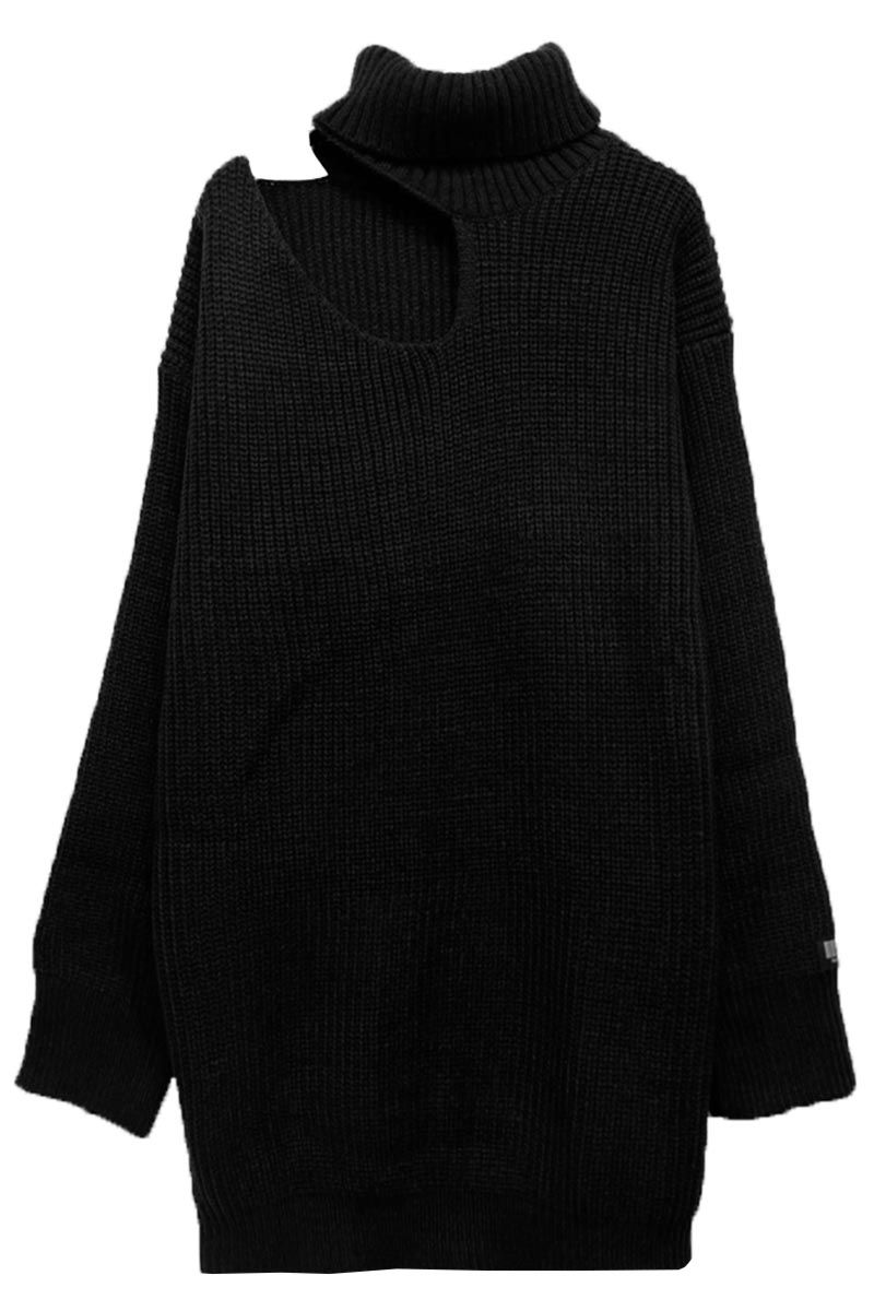 NieR (j[A) CUT-OFF TURTLE NECK KNIT