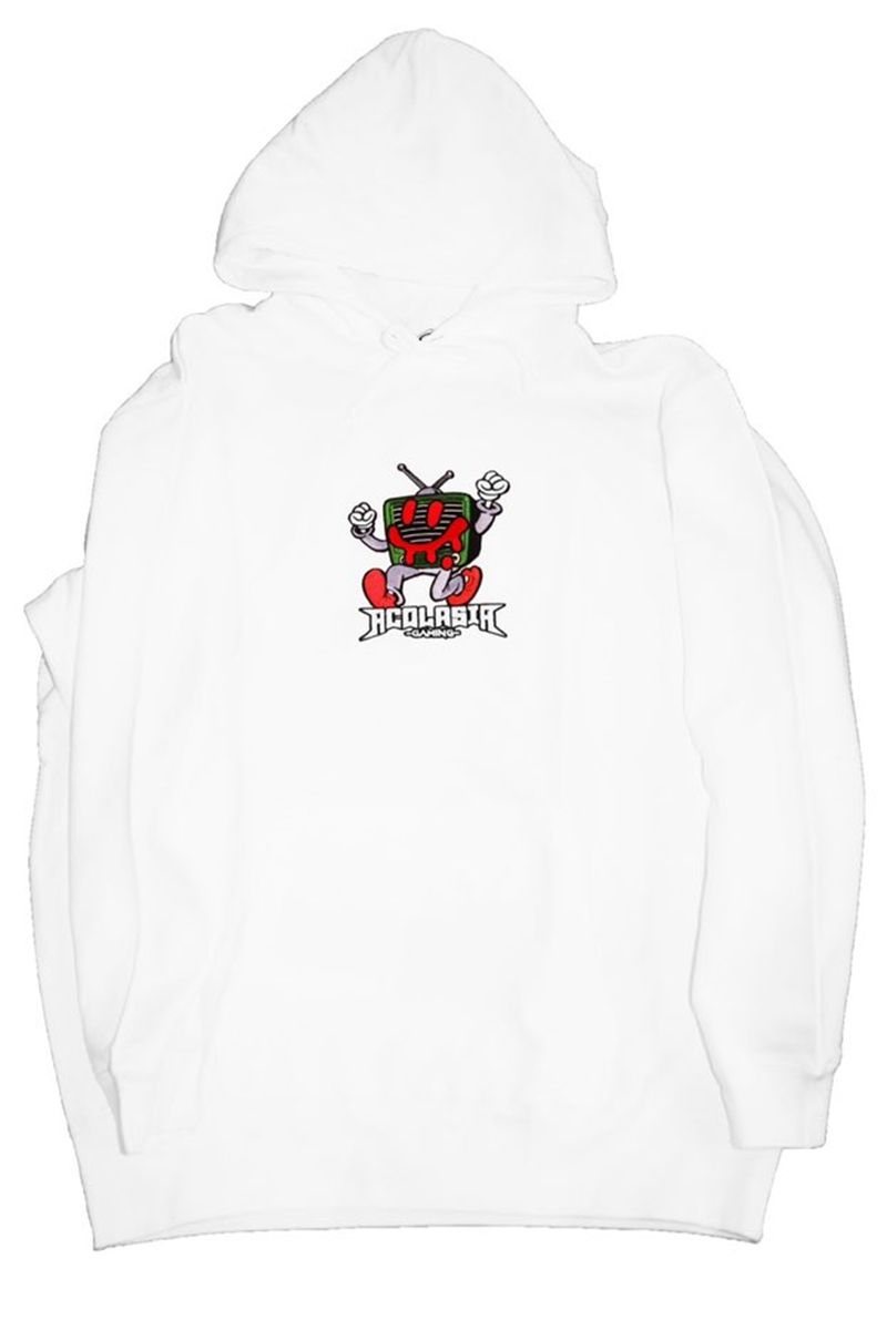 acOlaSia (ARCWA) GAMING hoodie WHITE