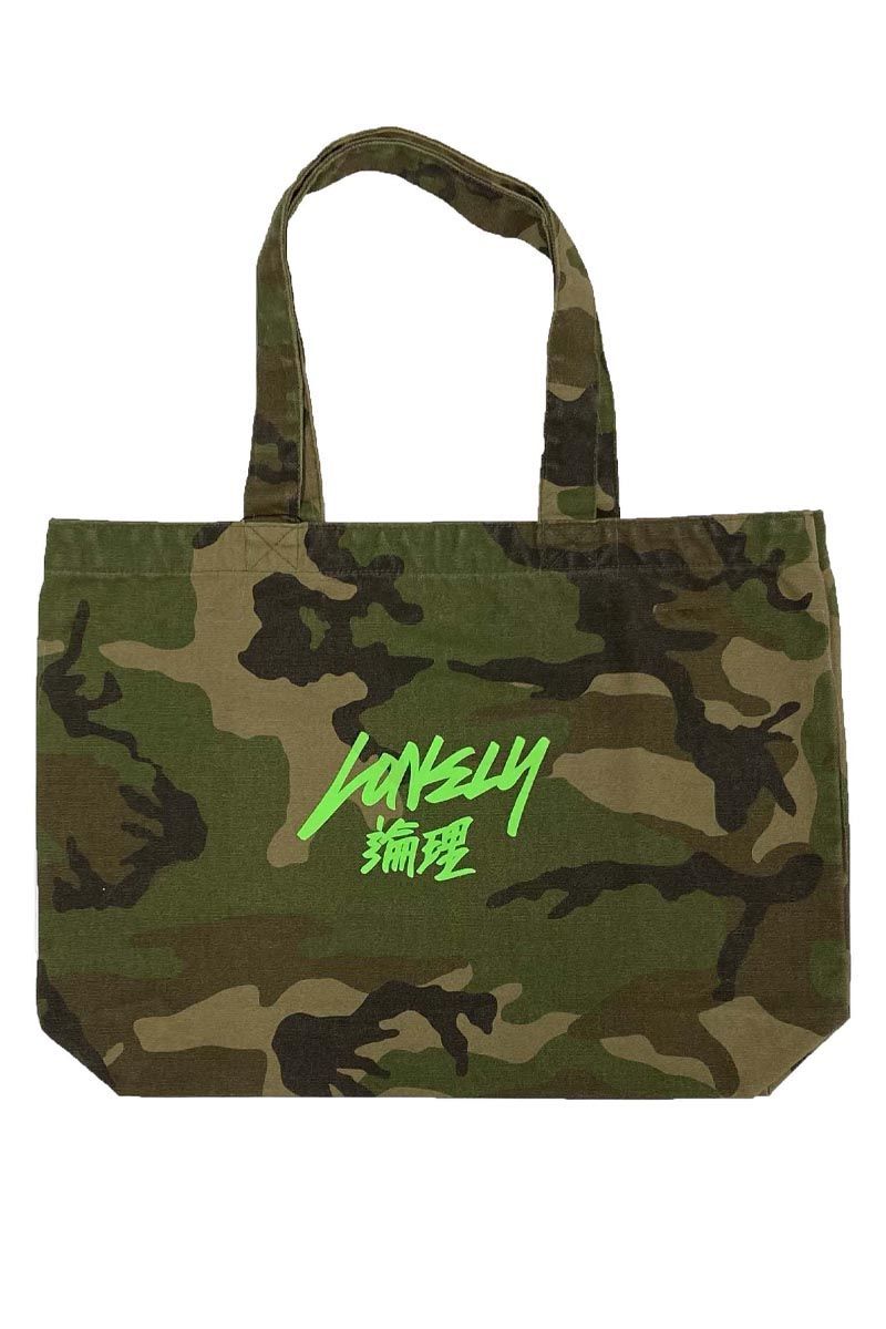 LONELY_ NEW LOGO TOTE BAG WOODLAND