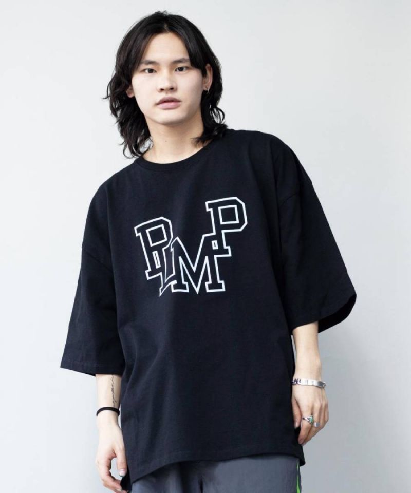 PSYCHOLOGICAL METAMORPHOSIS COLLEGE WIDE TEE - BLACK