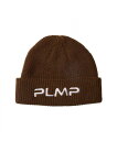 PSYCHOLOGICAL METAMORPHOSIS PLMP LOGO KNIT CAP - BROWN