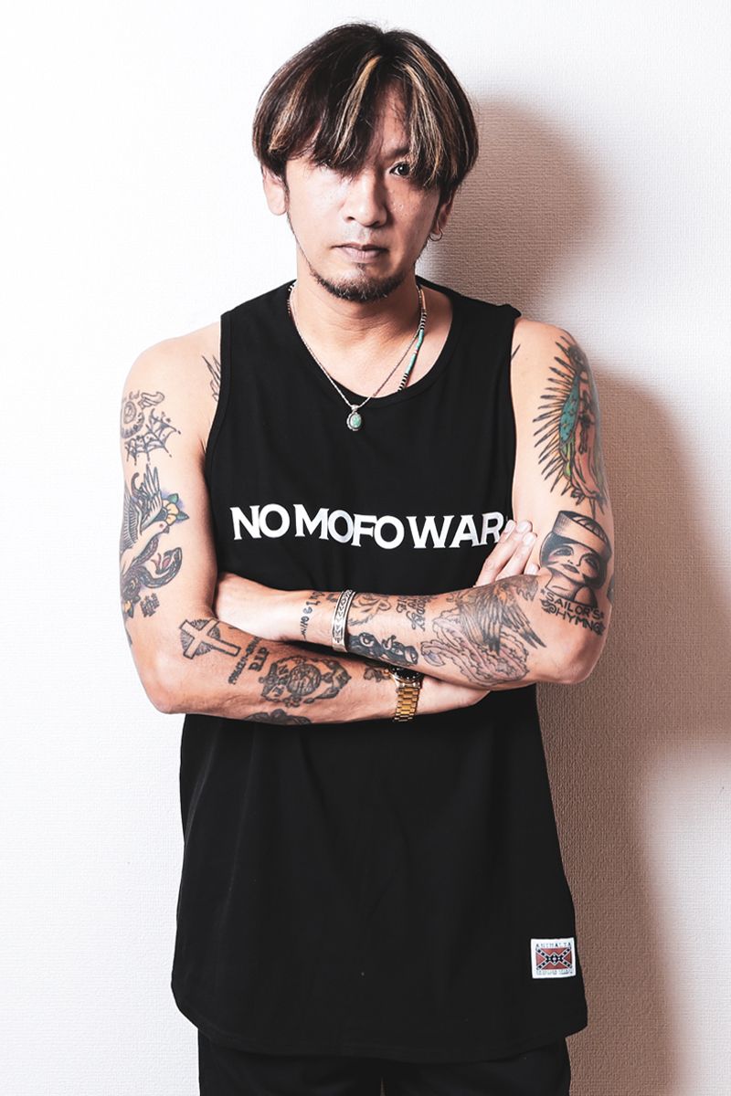 ANIMALIA (Aj}A) TANK TOP - logo BLACK