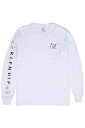 RIPNDIP (リップンディップ) Lord Nermal Pocket Long Sleeve (White)