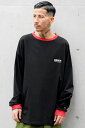 Subciety(サブサエティ) BRACE TEE-BLACK/RED