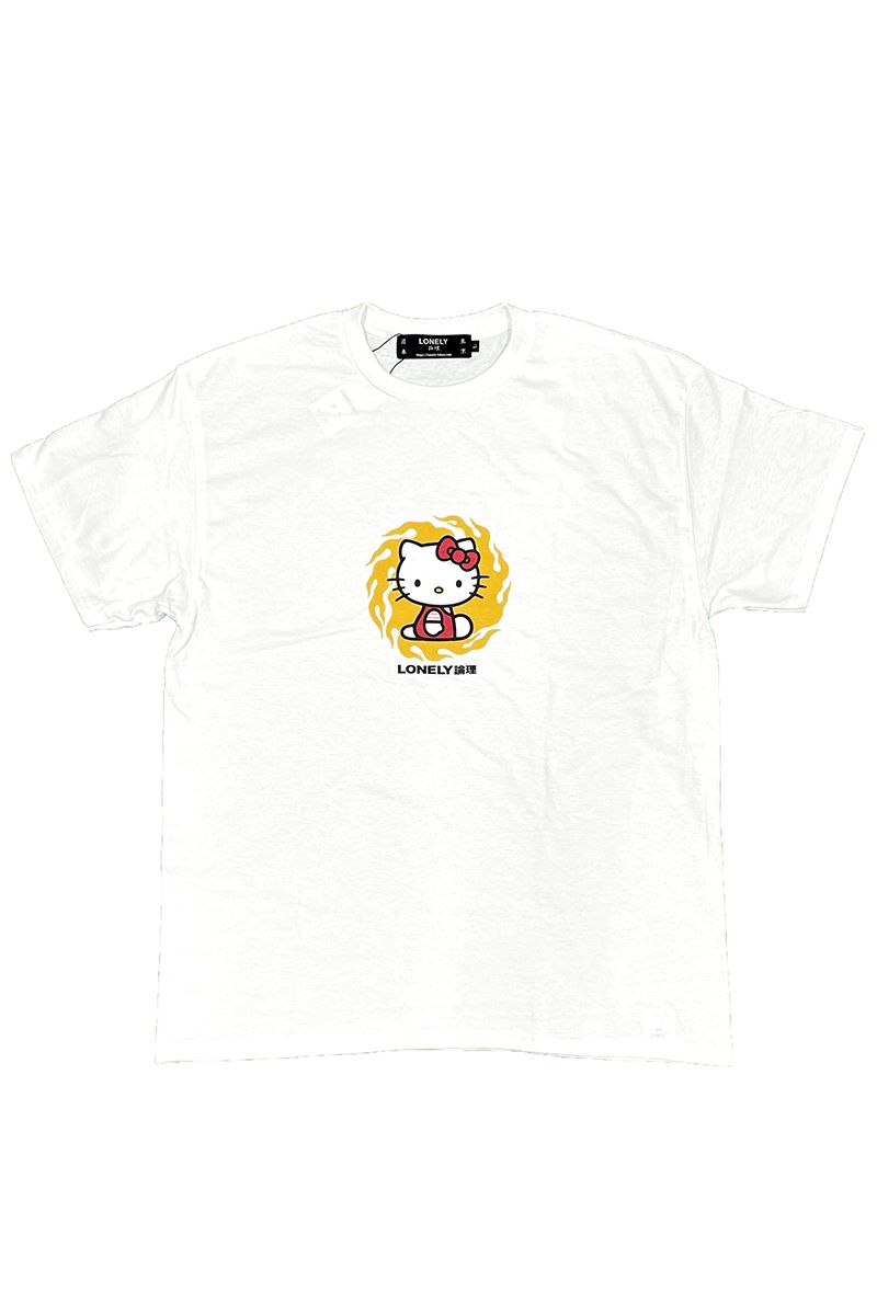 LONELY_ LONELY_~SANRIO ONIBI T-SHIRTS-WHITE