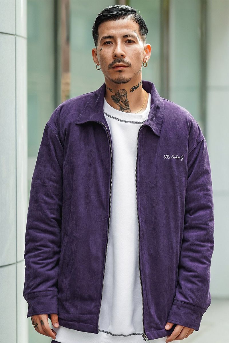 Subciety (TuTGeB)@SUEDE SWING TOP-PURPLE