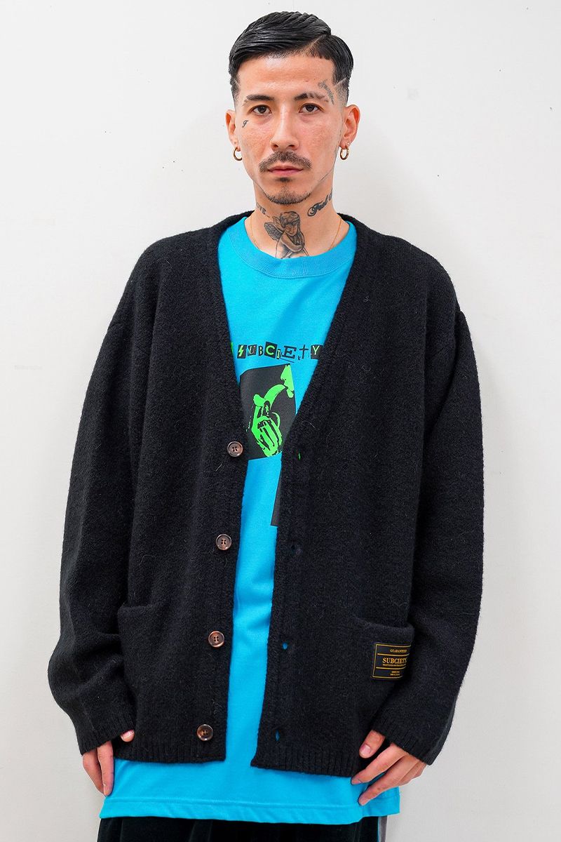 Subciety (֥ƥ) MOHAIR CARDIGAN BLACK