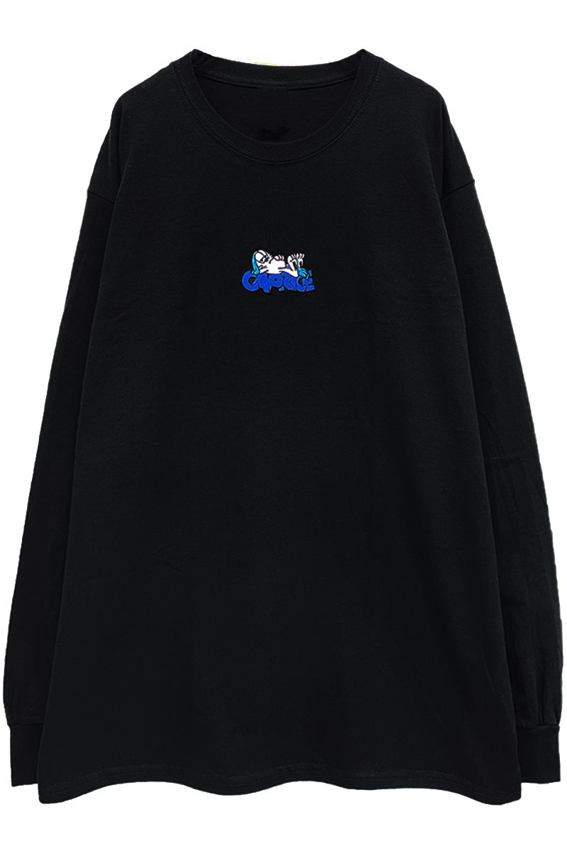 CAPRICE (Jv[X) LOGO LS Tee BLACK