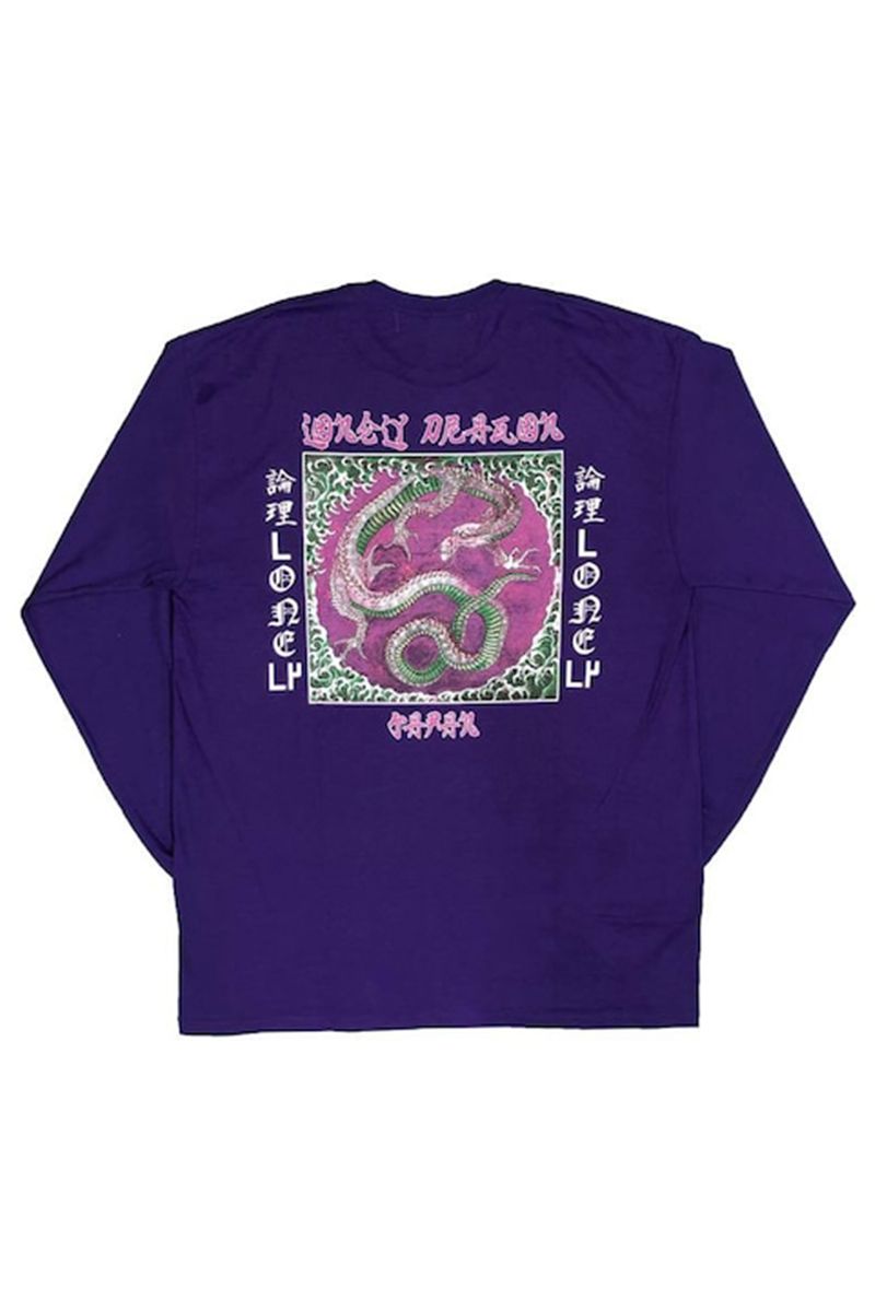 LONELY_ LONELY DRAGON LONG SLEEVE-PURPLE