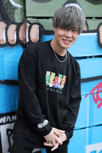 神尾晋一郎×acOlaSia×GEKIROCK CLOTHINGコラボ・ロンT KAMMY BEAR -12g- BLACK 神尾晋一郎×acOlaSia×GEKIROCK CLOTHINGコラボ・ロンT KAMMY BEAR -12g- BLACK