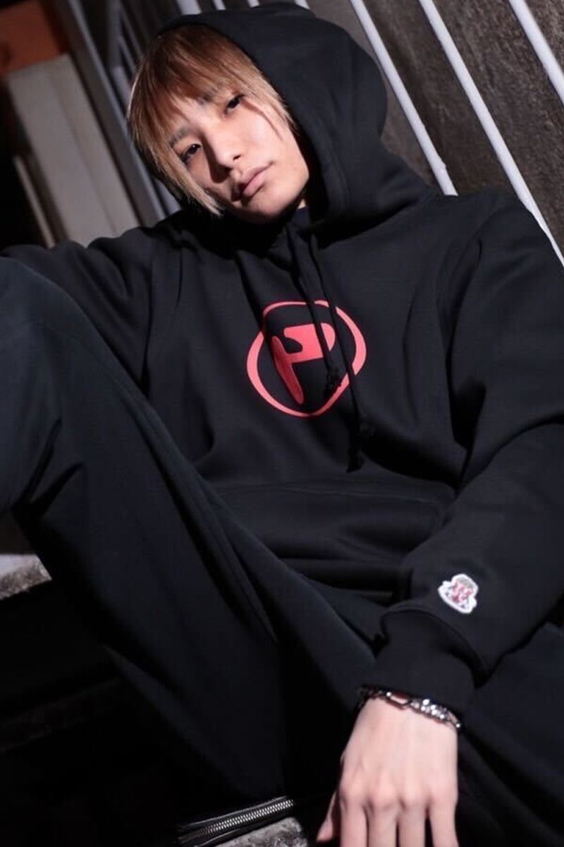 PeaceBeam(s[Xr[) uPvlogo hoodie Black