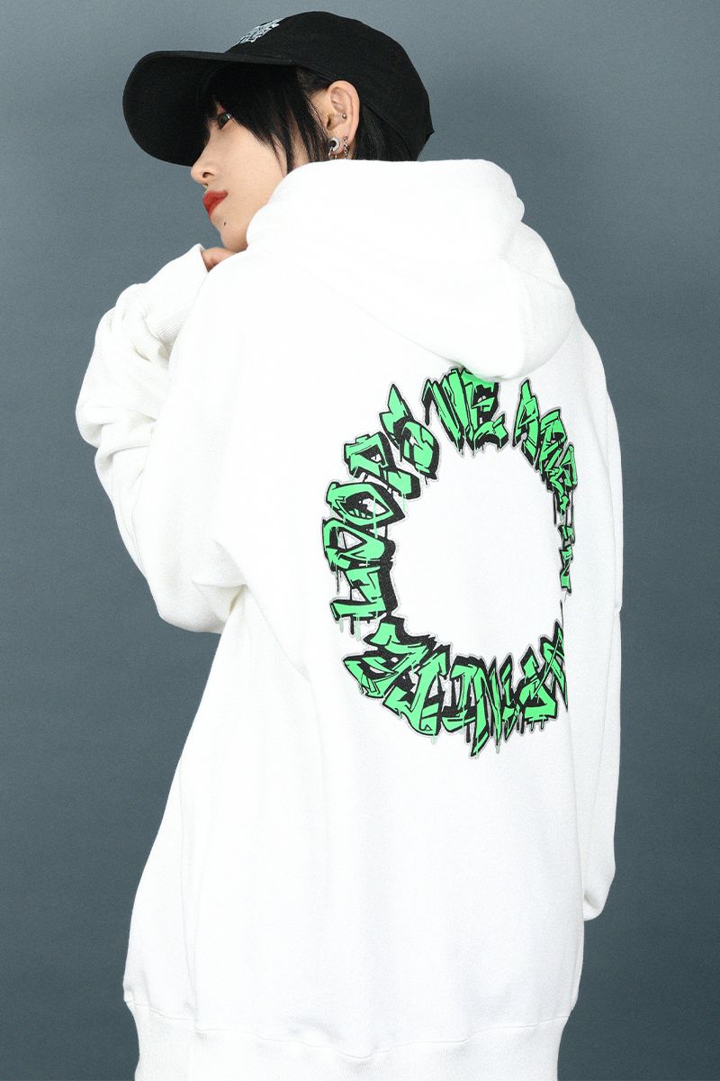 DI:VISION (fBBW) GRAFFITI HOODIE WHITE